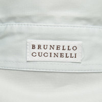 Brunello Cucinelli Blouse en bleu clair