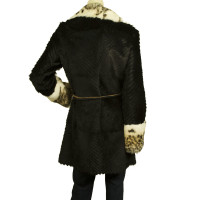 Versace Black fur jacket