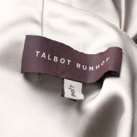 Talbot Runhof Kleid in Silbern