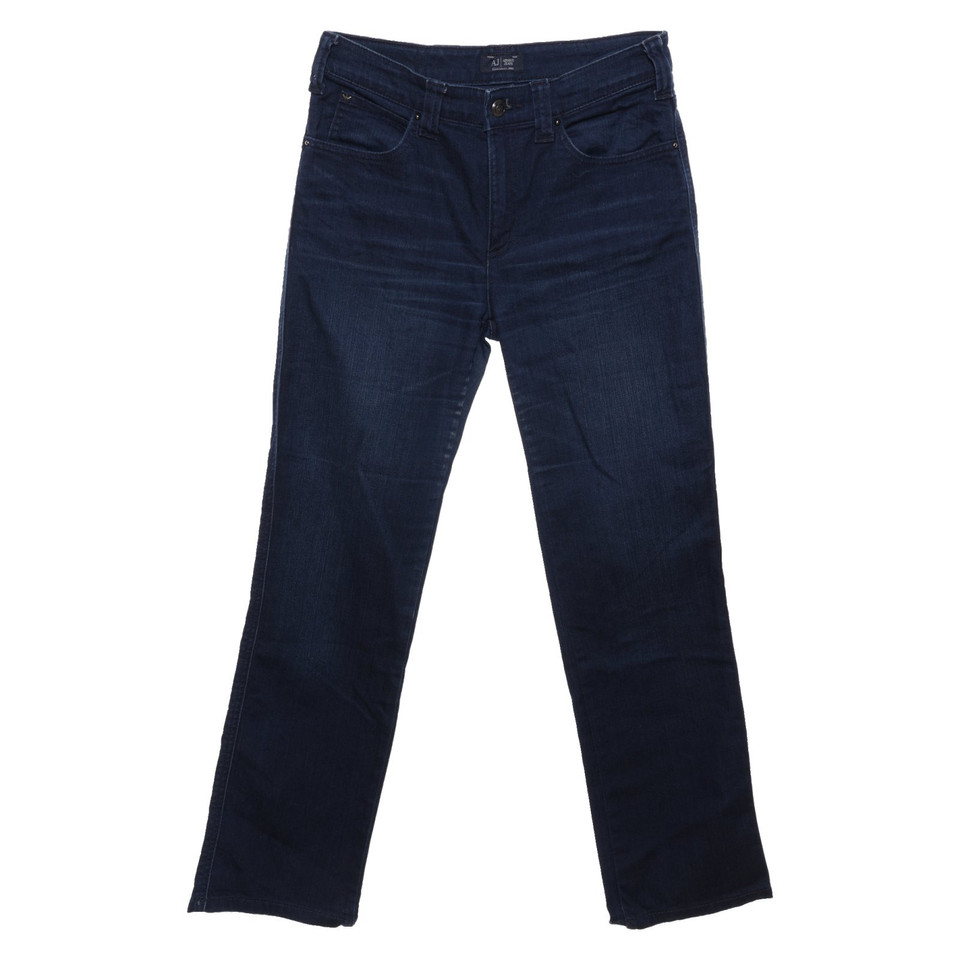 Armani Jeans Jeans en Coton en Bleu