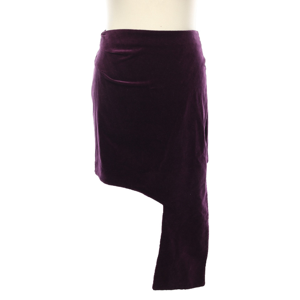 Jacquemus Skirt Cotton in Violet