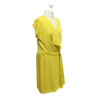 Diane Von Furstenberg Robe en soie jaune