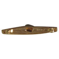 Christian Dior Gold color rhinestone brooch