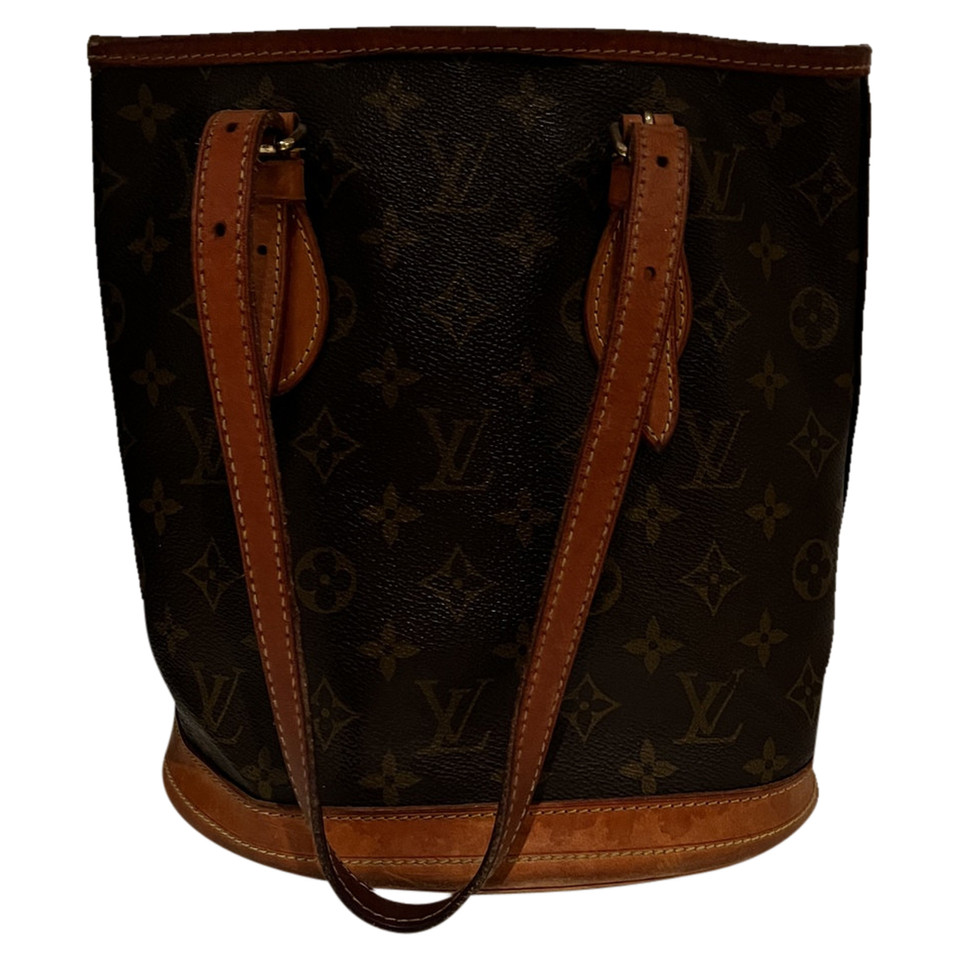 Louis Vuitton Bucket Bag Leather in Brown