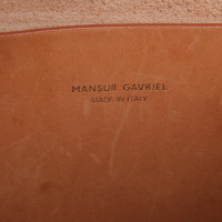 Mansur Gavriel Handtasche aus Leder in Braun