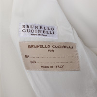 Brunello Cucinelli Blazer Viscose in Cream