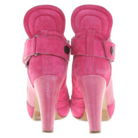 Preen Ankle Boots in Pink