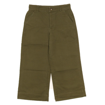 Madewell Trousers Cotton in Green