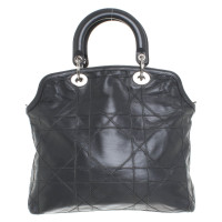 Christian Dior Granville Bag in Pelle in Grigio