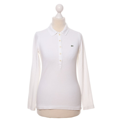Lacoste Top Jersey in White