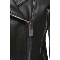 Anine Bing Jacket/Coat Leather in Green
