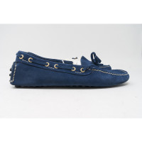 Carshoe Slipper/Ballerinas aus Wildleder in Blau