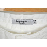 Yves Saint Laurent Jeans Cotton in White