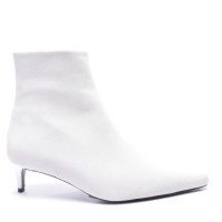 Anine Bing Stiefeletten aus Leder in Creme