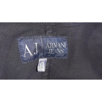 Armani Jeans Veste/Manteau en Coton en Noir