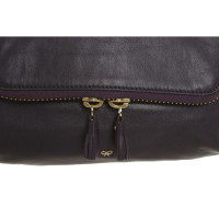 Anya Hindmarch Shoulder bag Leather in Violet