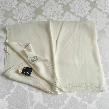 Fendi Schal/Tuch aus Seide in Weiß
