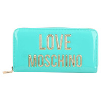Moschino Portefeuille en turquoise