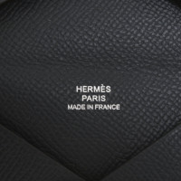 Hermès Tasje/Portemonnee Leer in Blauw