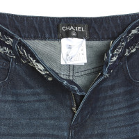 Chanel Jeans aus Jeansstoff in Blau
