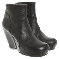 Rick Owens Ankle boots Leather in Black