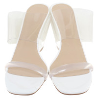 Maryam Nassir Zadeh Sandals Patent leather in White