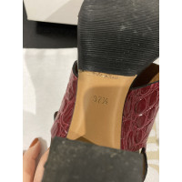 Chloé Sandals Leather in Bordeaux