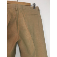 Blumarine Trousers Linen in Brown