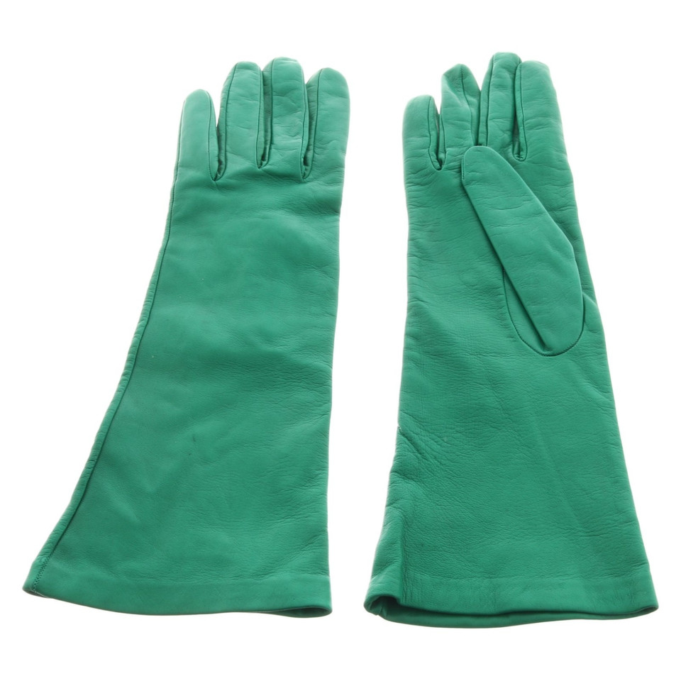 Prada Handschuhe in Grün 