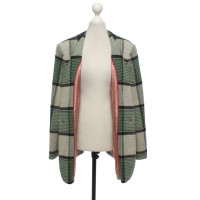 Hermès Jacke/Mantel aus Wolle in Grün