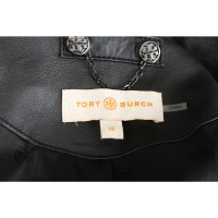 Tory Burch Giacca/Cappotto in Pelle in Nero