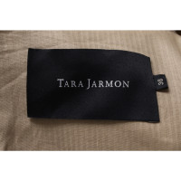 Tara Jarmon Jacke/Mantel aus Baumwolle in Khaki