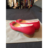 Carolina Herrera Slippers/Ballerinas Leather in Red