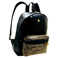 Versace Backpack Leather in Black
