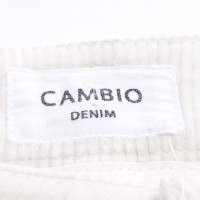 Cambio Hose aus Baumwolle in Creme