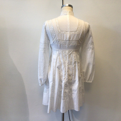 Christian Dior Kleid aus Baumwolle in Weiß