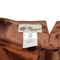 Blumarine Trousers Cotton in Brown