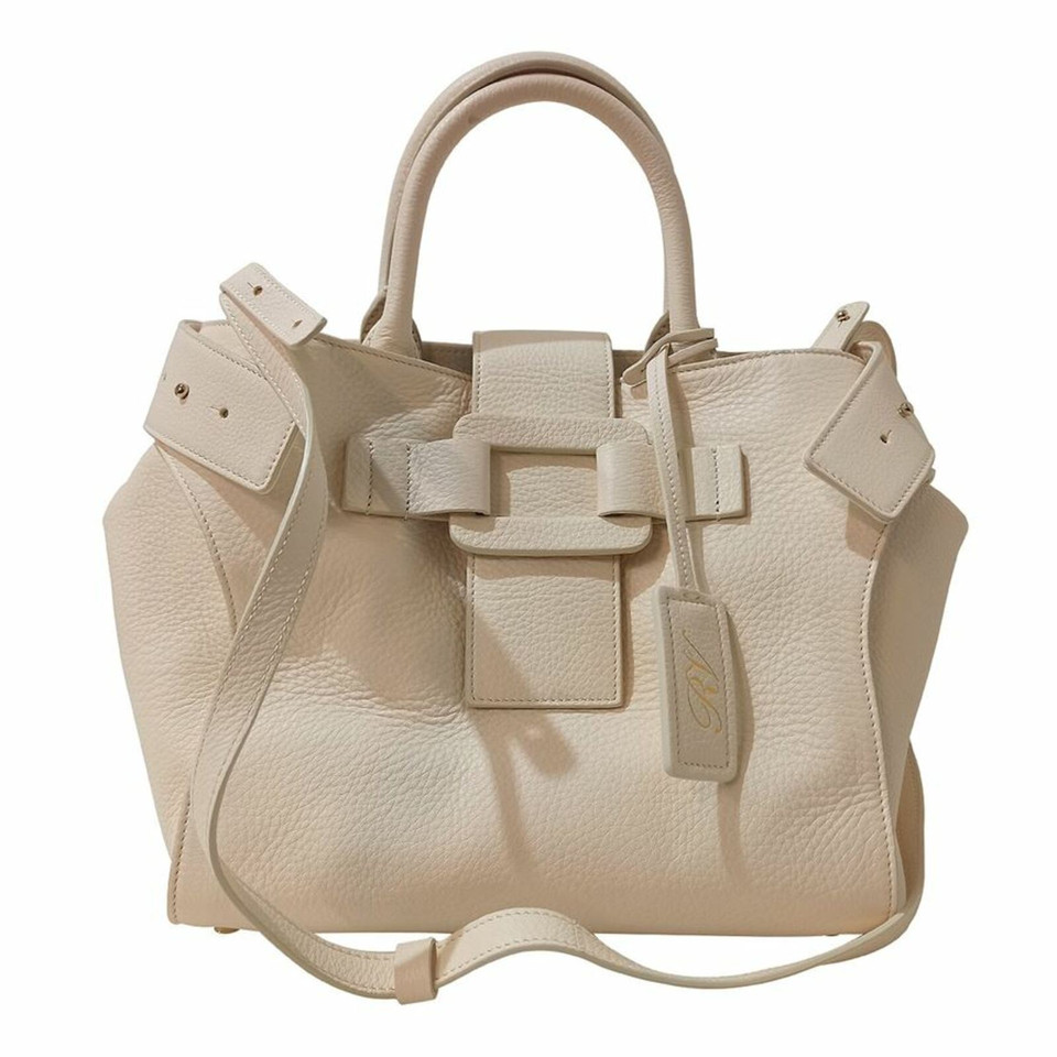 Roger Vivier Tote bag Leather in White