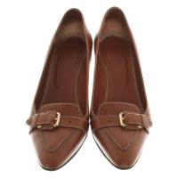 Bally Top leather pumps in Brown