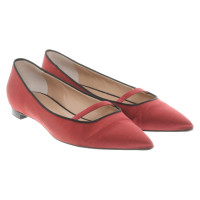 Alberta Ferretti Slipper/Ballerinas in Rot