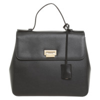 Smythson Handbag Leather in Black