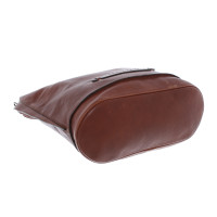 Longchamp Handtasche aus Leder in Braun