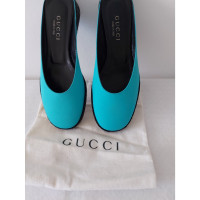 Gucci Chaussures compensées en Turquoise