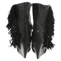Isabel Marant Wedges Leather in Black
