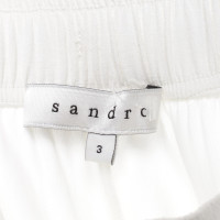 Sandro Pants in White / Silver