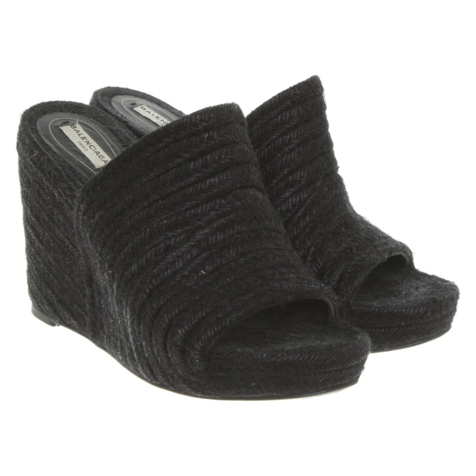 Balenciaga Wedges in zwart