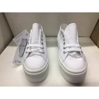 Superga Sneaker in Cotone in Bianco