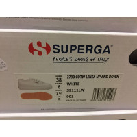 Superga Sneakers aus Baumwolle in Weiß