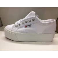 Superga Sneakers aus Baumwolle in Weiß