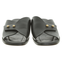 Acne Sandals Leather in Black